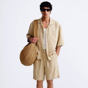 🆕 ZARA LINEN VISCOSE  SHIRT | ZARA MAN